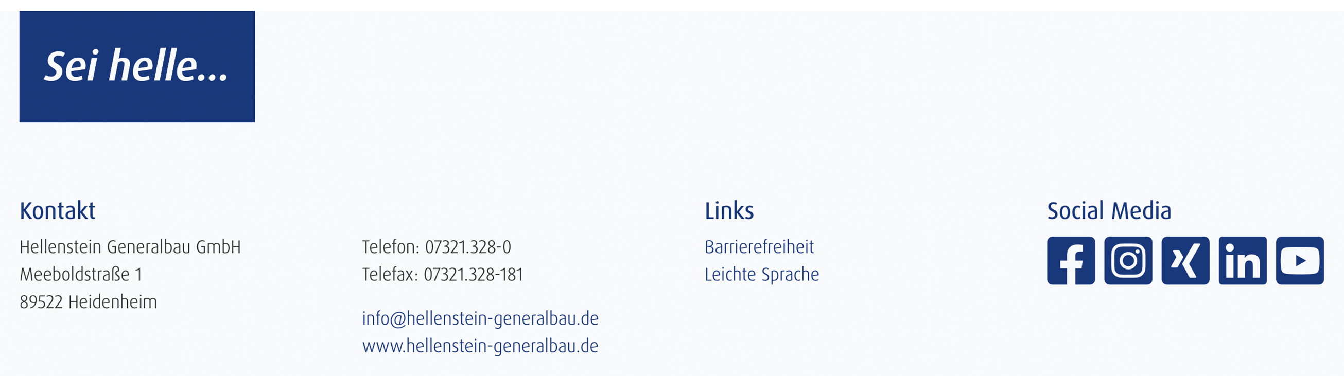 Bereich für Kunden-Service